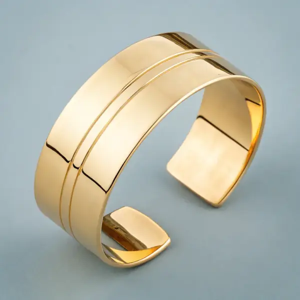 Gold Bangle Bracelet